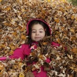 20111106_raking6 Carolyn's making a "Leaf Angel"!